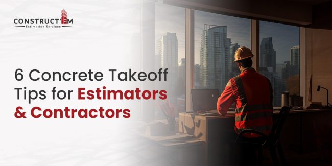 6 Concrete Takeoff Tips for Estimators & Contractors
