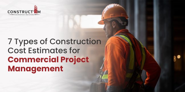 Construction cost estimates for commercial project