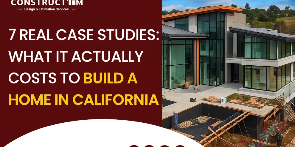 Costs to Build a Home in California, Best construction estimators in the US, 7 Real Case Studies,