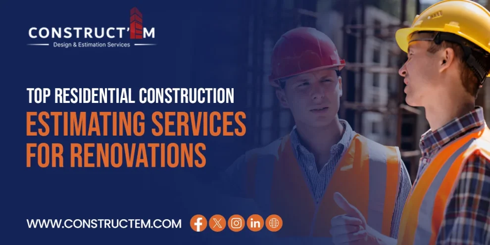 Single family residential estimating services,Construction estimate services,Top Residential Construction Estimating Services for Renovations,