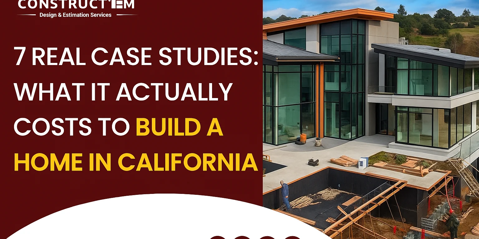 Costs to Build a Home in California, Best construction estimators in the US, 7 Real Case Studies,