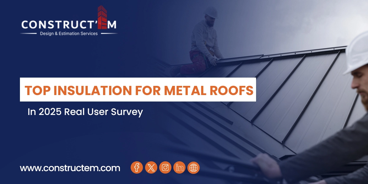 Insulation for Metal Roofs,Construction estimating consultants ,