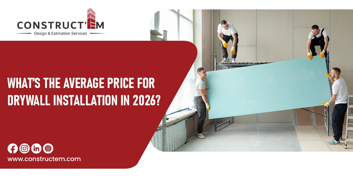 Average Price for Drywall Installation