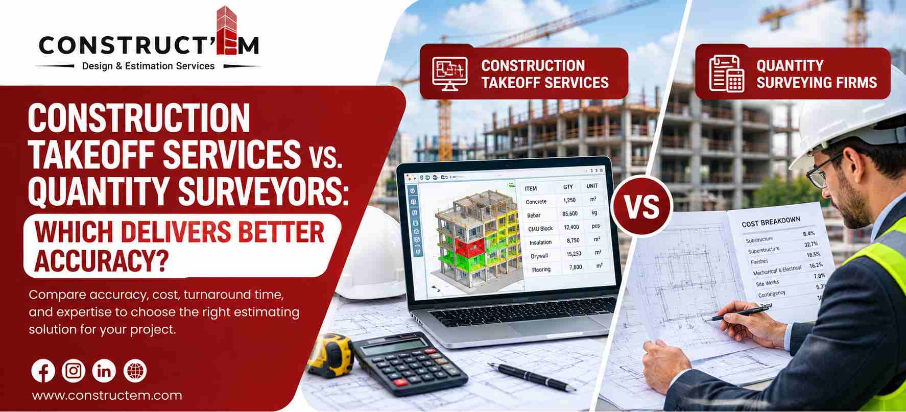 Outsourced vs. In-House Commercial Estimating: Cost Breakdown for USA General Contractors