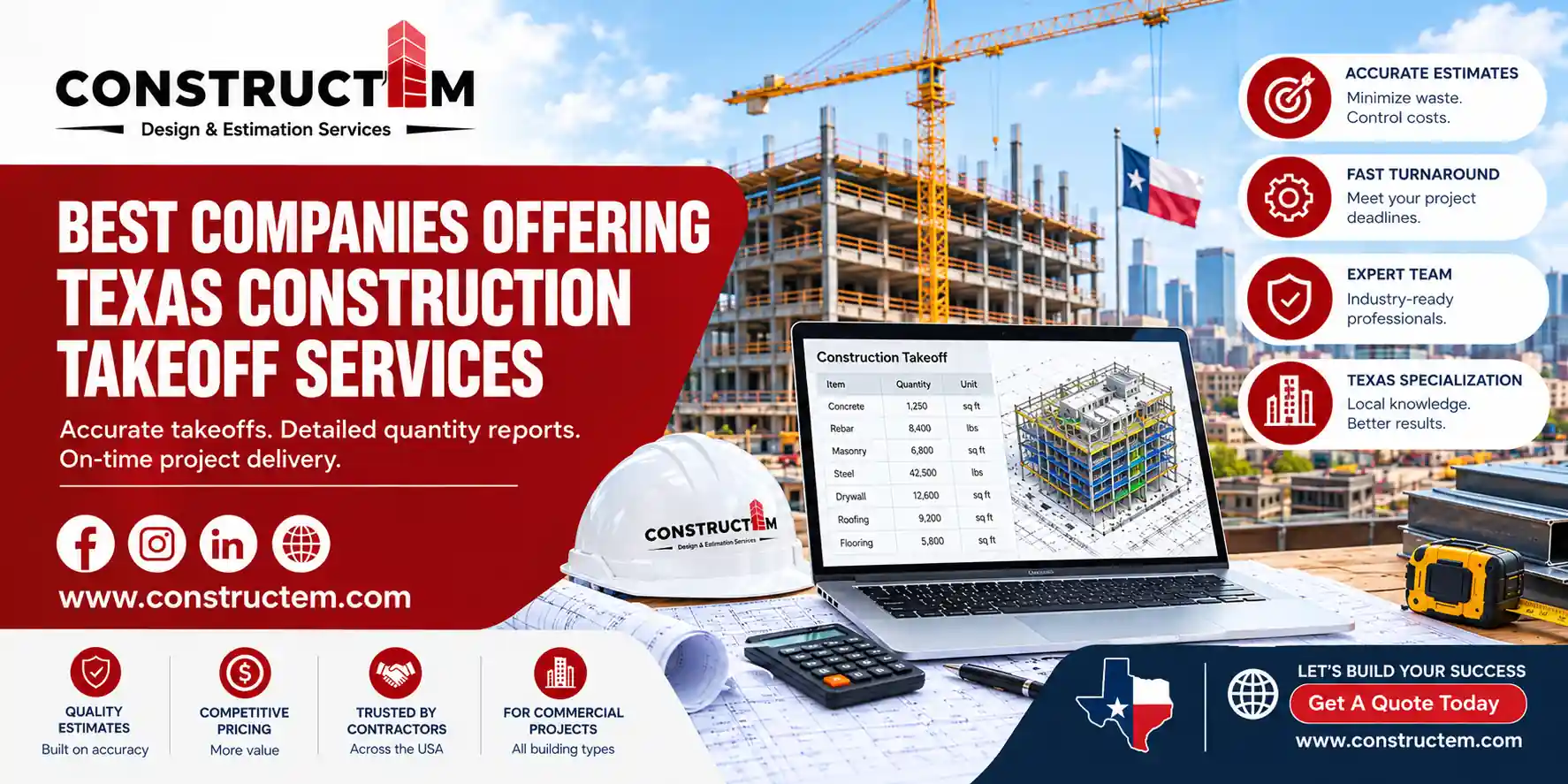 texas construction takeoff services, mep estimating services in usa, Construction estimating services Florida , mechanical estimating services ,