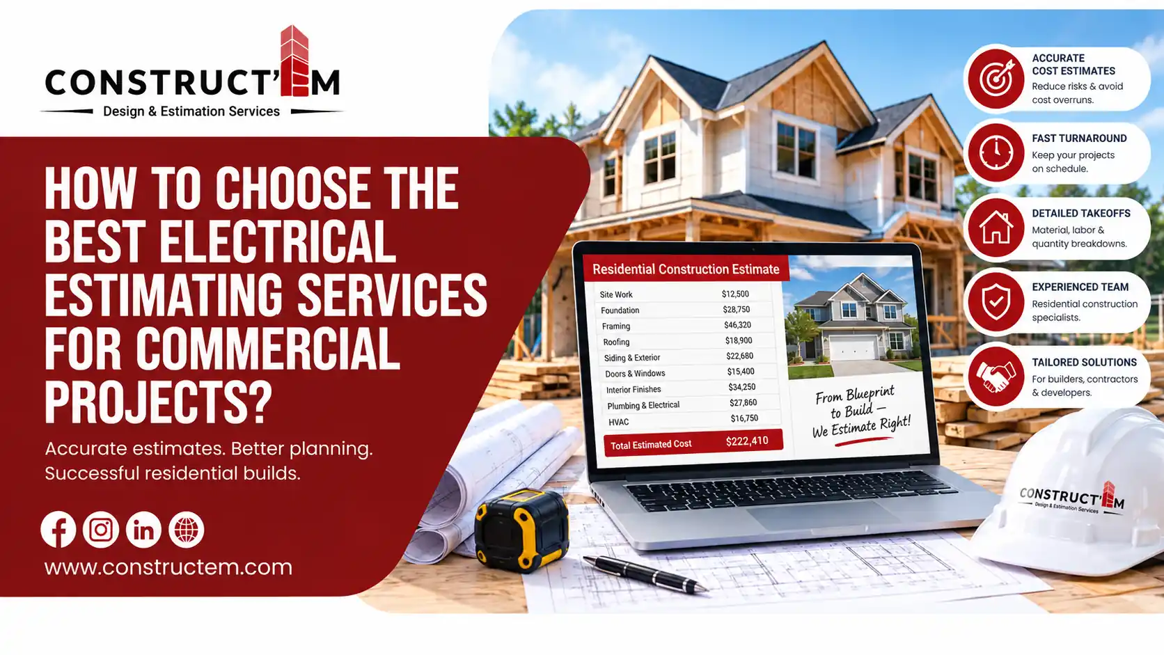 How to Choose the Best Electrical Estimating Services for Commercial Projects?